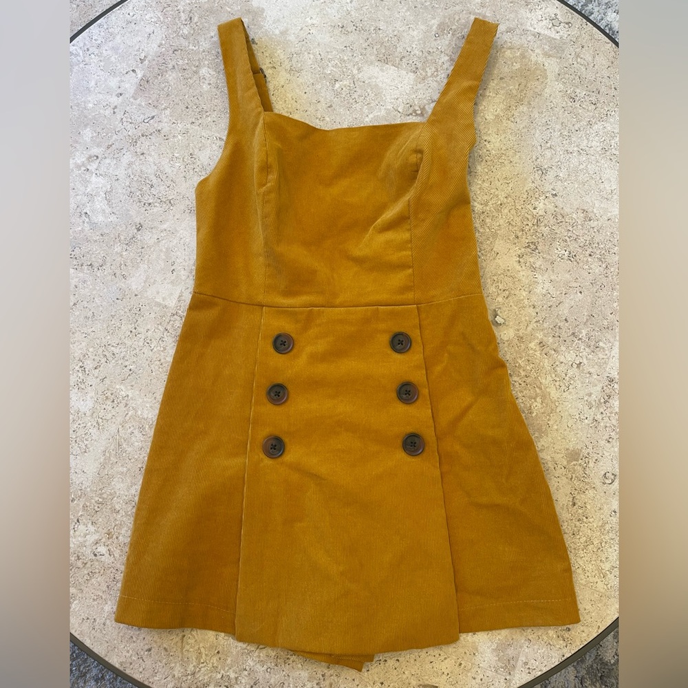 Urban Outfitters BDG Corduroy Overall Romper Size Small